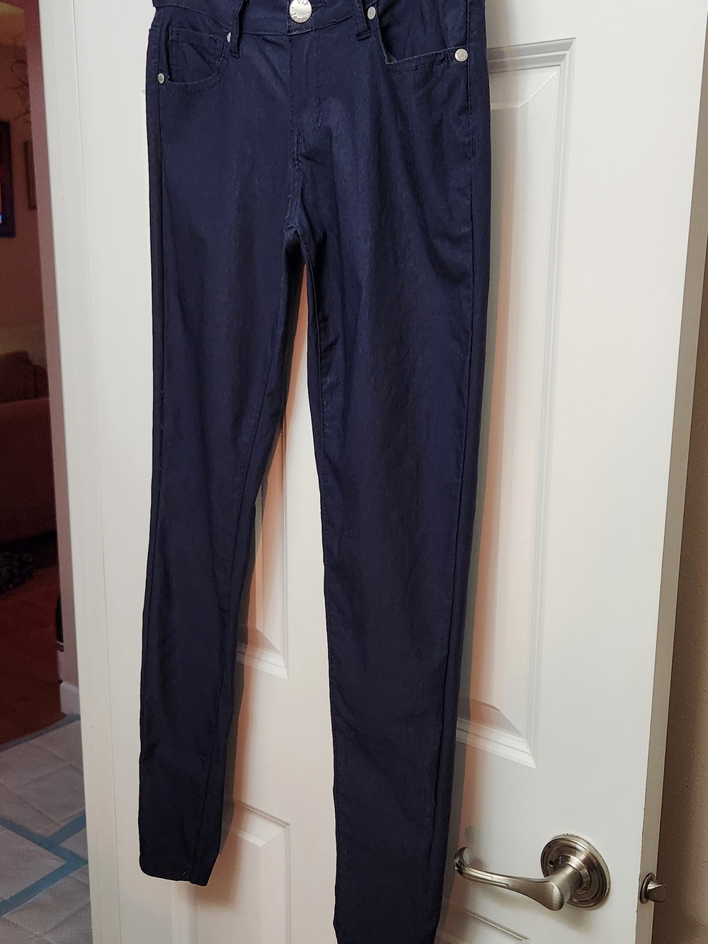 VIP Brand, Black, Slim- Fit Chinos. Very stretchy for great movement. 7/8.